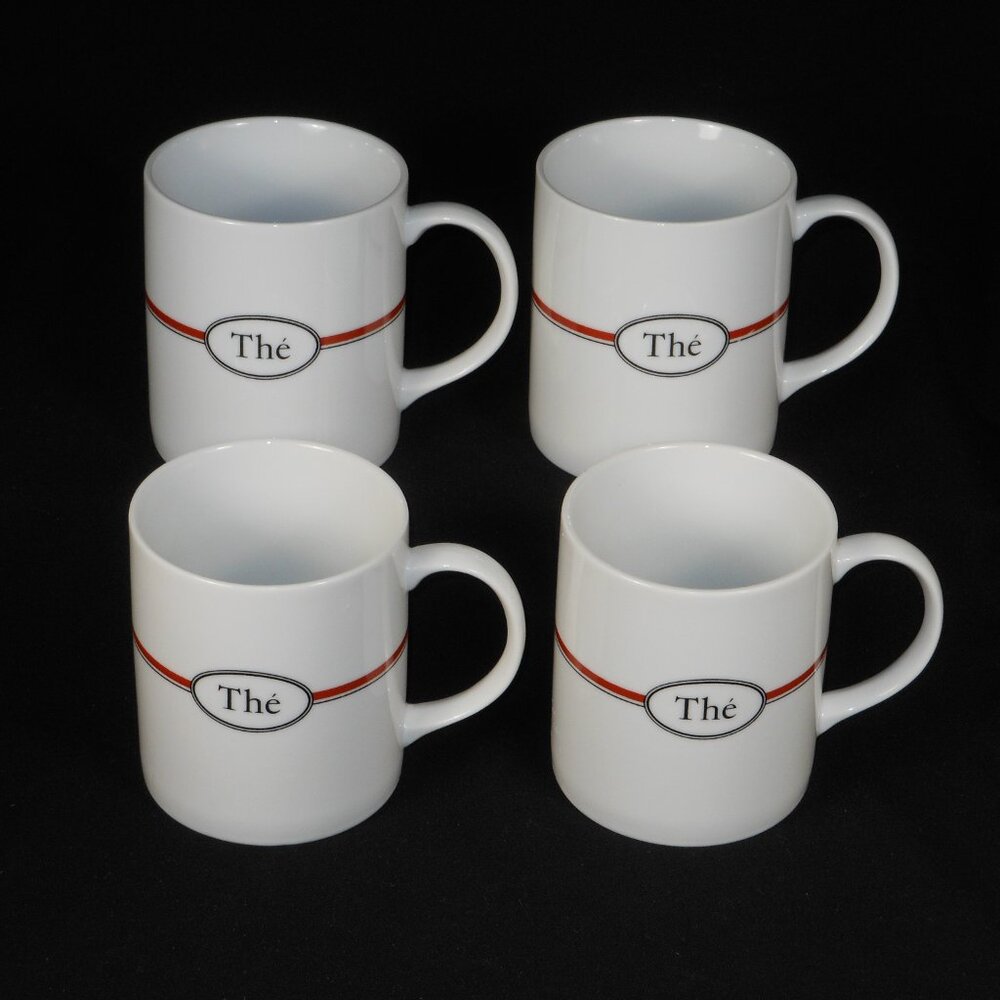 4 coffee mugs. toscany collection Japan Bon Appitit